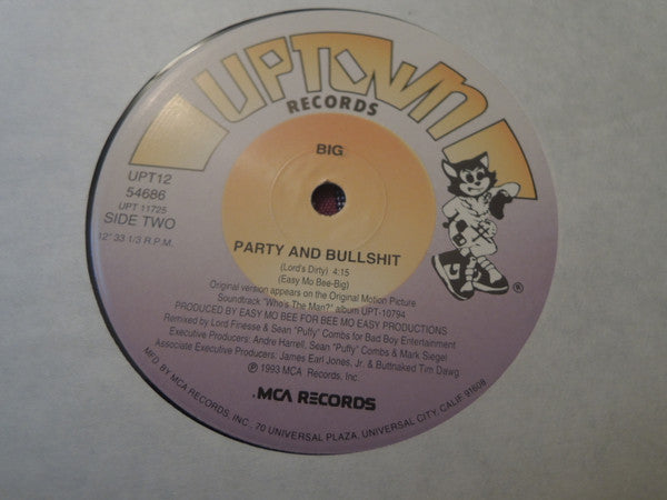 BIG* : Party And Bullshit (12", Single)