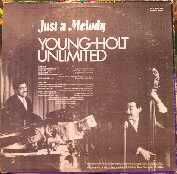 Young-Holt Unlimited* : Just A Melody (LP, Album, Glo)