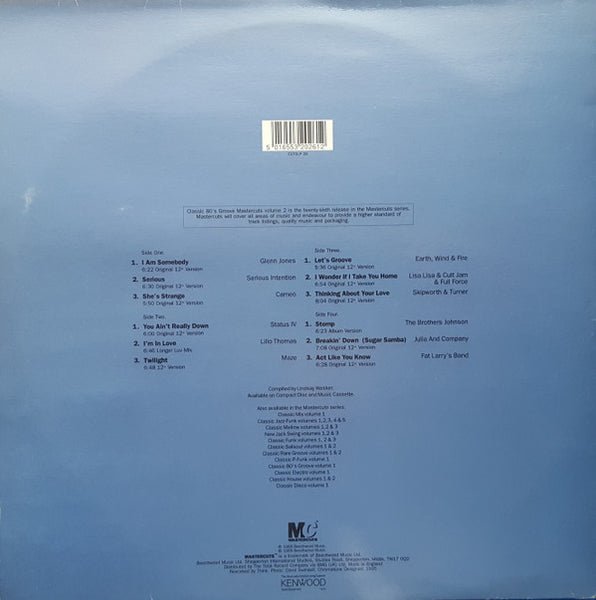 Various : Classic 80's Groove Mastercuts Volume 2 (2xLP, Comp)