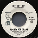 Mighty Joe Drake : Get Out Of My Life Woman / Try, Try, Try (7", Promo)