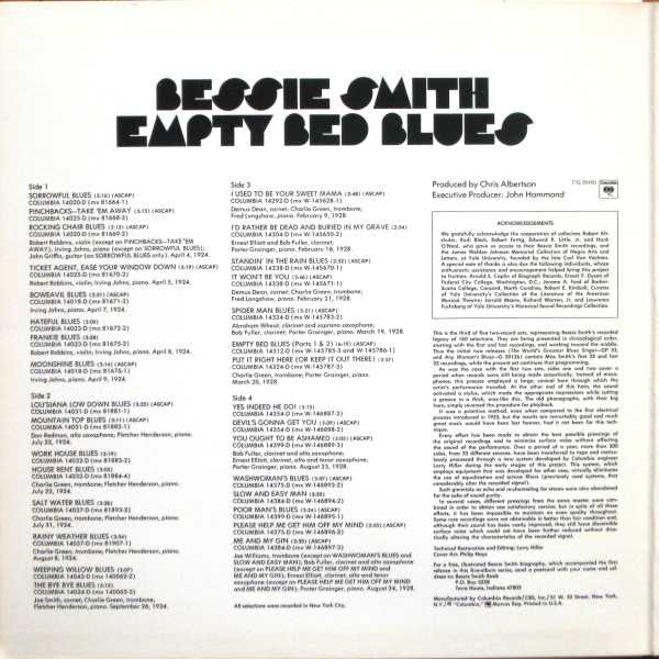 Bessie Smith : Empty Bed Blues (2xLP, Album, Comp)