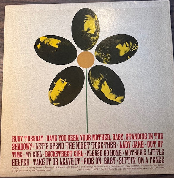 The Rolling Stones : Flowers (LP, Comp, Mono, Glo)