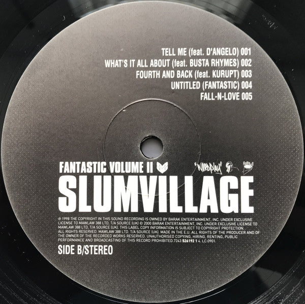 Slum Village : Fantastic Volume II (2xLP, Album)