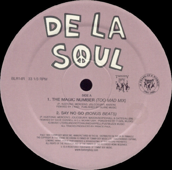 De La Soul : 4 New Remixes (12", RE)