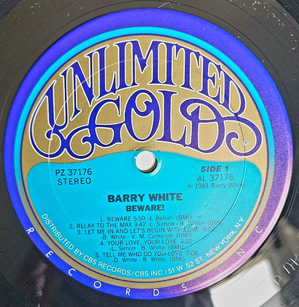 Barry White : Beware! (LP, Album, RE)