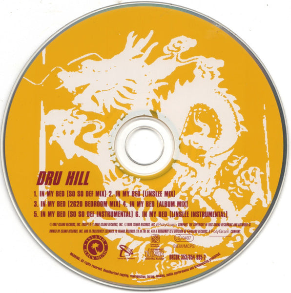 Dru Hill : In My Bed (Jermaine Dupri And Linslee Mixes) (CD, Single)