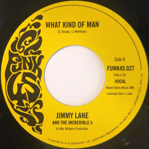 Jimmy Lane And The Incredible 5* : Deal With It (7", RE)