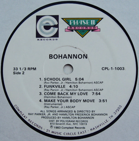 Bohannon* : Make Your Body Move (LP, Album)