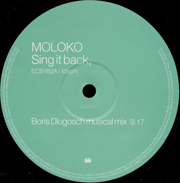 Moloko : Sing It Back (12")