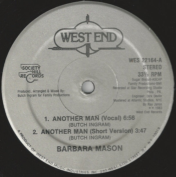 Barbara Mason : Another Man (12", Single)