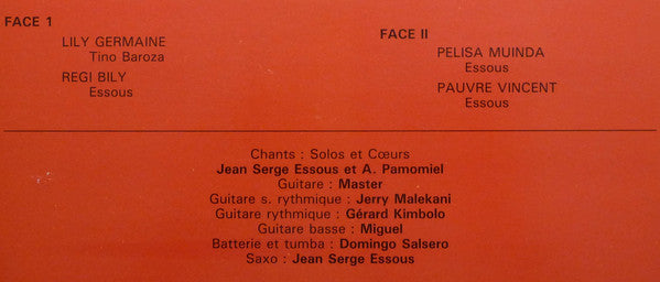 Jean Serge Essous : Lily-Germaine  (LP)
