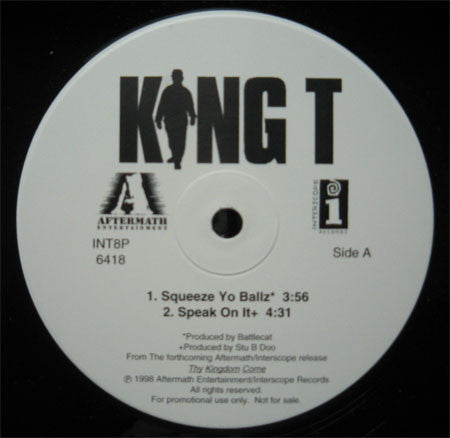 King T* : Thy Kingdom Come (12", Promo, Smplr)