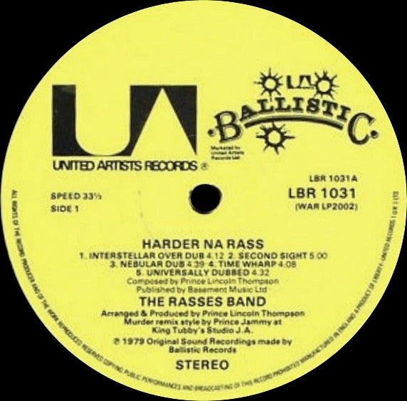 The Rass-Es Band* : Harder Na Rass (LP, Album)