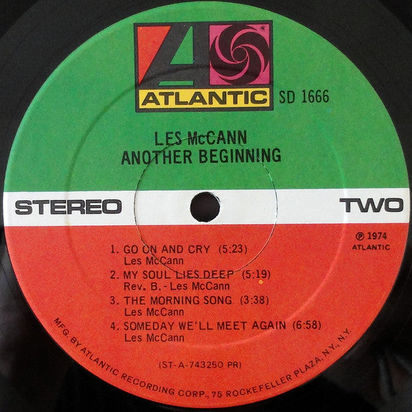 Les McCann : Another Beginning (LP, Album, Pre)