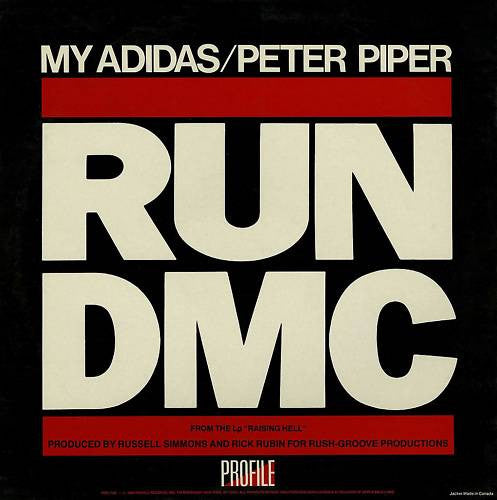 Run-D.M.C.* : My Adidas / Peter Piper (12", Single)