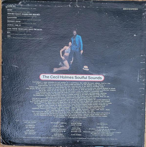 The Cecil Holmes Soulful Sounds : The Black Motion Picture Experience (LP, Album, PRC)