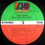 Eddie Harris : Bad Luck Is All I Have (LP, Album, Pre)