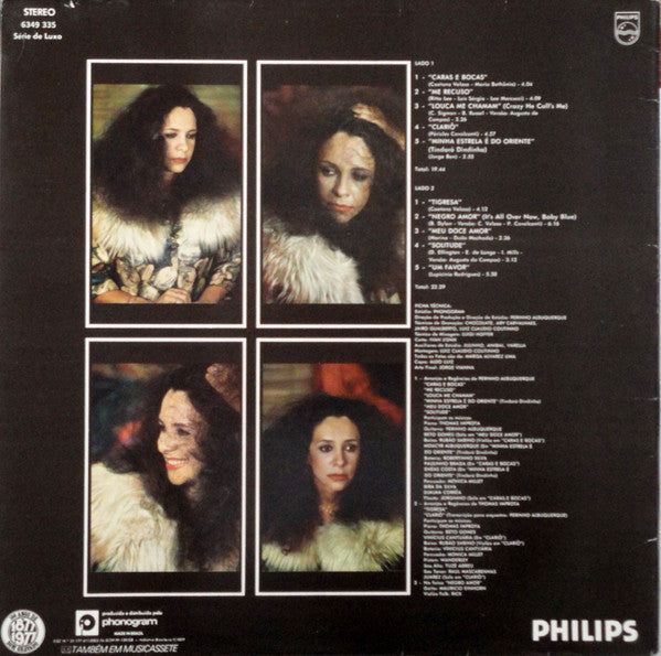 Gal Costa : Caras & Bocas (LP, Album, Gat)