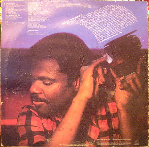 Billy Preston : Late At Night (LP, Album)