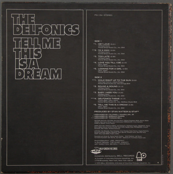 The Delfonics : Tell Me This Is A Dream (LP, Album, Bes)