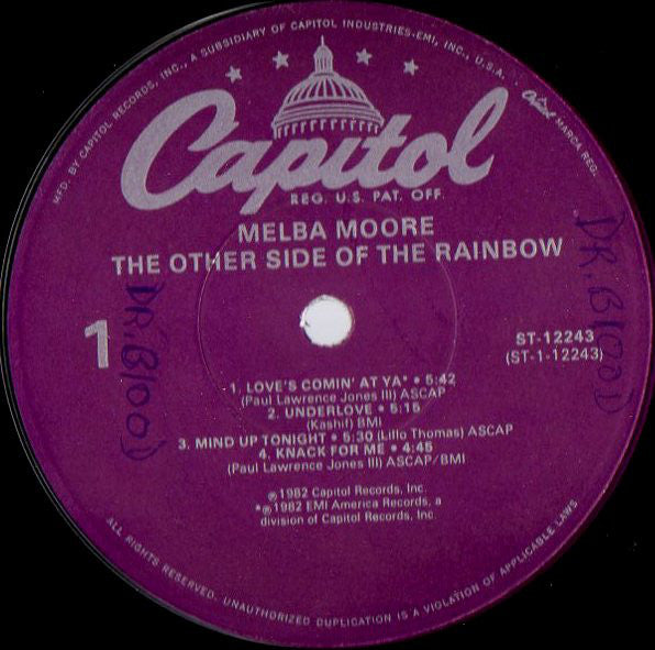 Melba Moore : The Other Side Of The Rainbow (LP, Album)