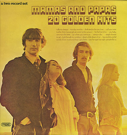 The Mamas & The Papas : 20 Golden Hits (2xLP, Comp)