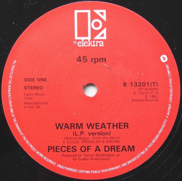 Pieces Of A Dream : Warm Weather (12")