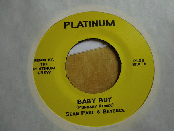 Sean Paul & Beyoncé / Beenie Man : Baby Boy Remix / Dude Remix (7", Unofficial)