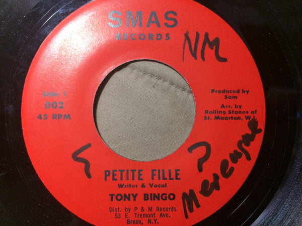 Tony Bingo (3) / Hans Peterson, Rolling Stones* : Petite Fille / Piensalo Bien (7")