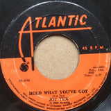 Joe Tex : Hold What You've Got / Fresh Out Of Tears (7", Single)