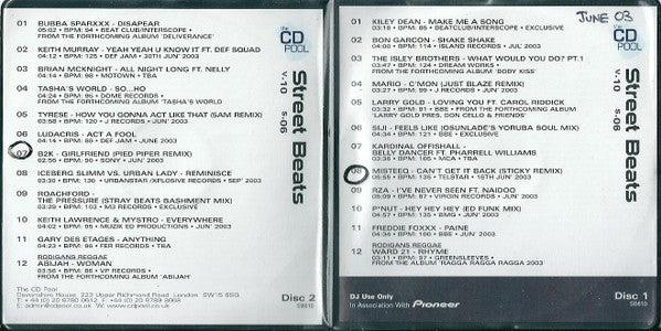 Various : Street Beats v.10 s.06 (2xCD, Comp, Promo)