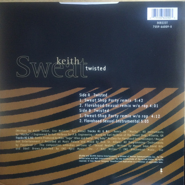 Keith Sweat : Twisted (12")