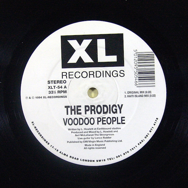 The Prodigy : Voodoo People (12", Single)