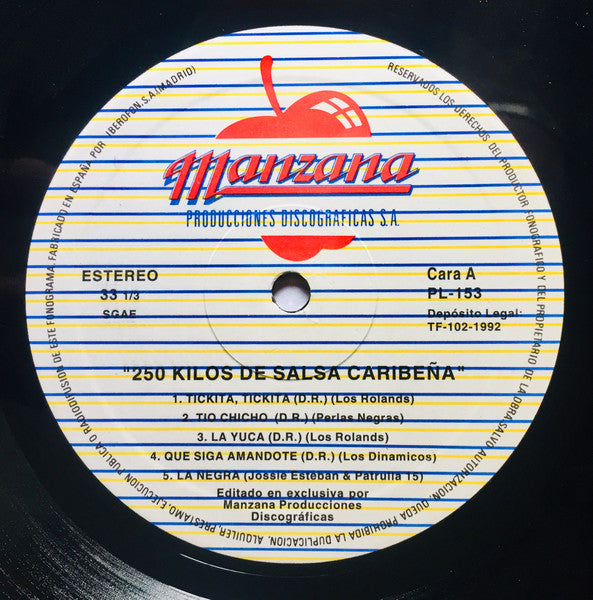 Various : 250 Kilos De Salsa Caribeña (LP, Comp)