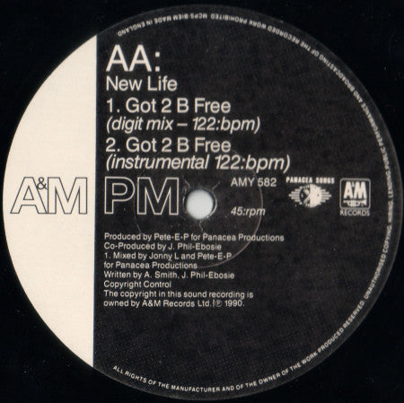 New Life : Got 2 B Free (12")