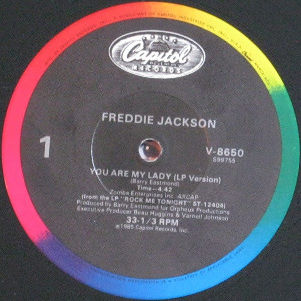 Freddie Jackson : You Are My Lady (12", Single)