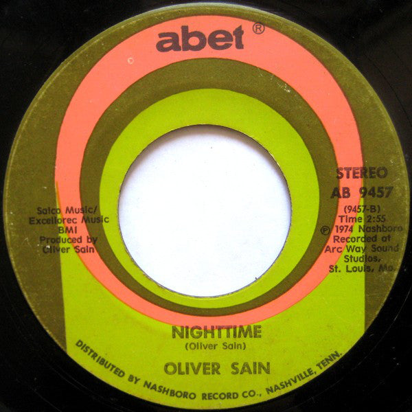 Oliver Sain : Bus Stop (7", Single)