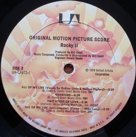 Bill Conti : Rocky II (Original Motion Picture Score) (LP, Album)