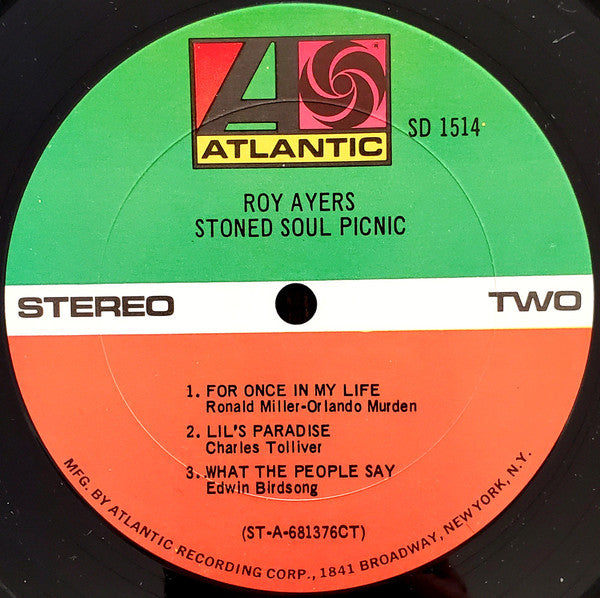 Roy Ayers : Stoned Soul Picnic (LP, Album, CT)