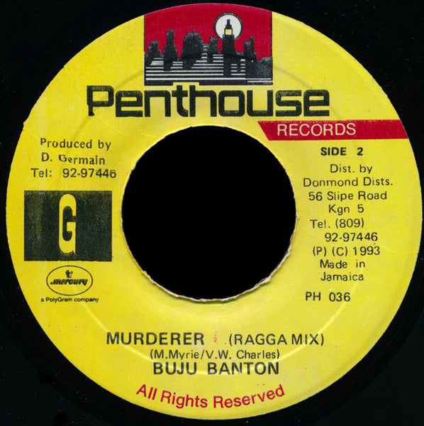 Buju Banton : Murderer (7")