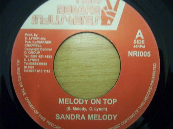 Sandra Melody / Raging Terror : Melody On Top / Yes (7", Single)