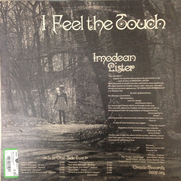 Imodean Lister : I Feel The Touch (LP, Album)