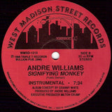 Andre Williams (2) : Signifying Monkey (12")