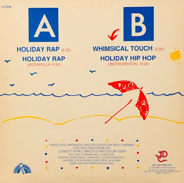 MC Miker G. & DJ Sven : Holiday Rap (12")