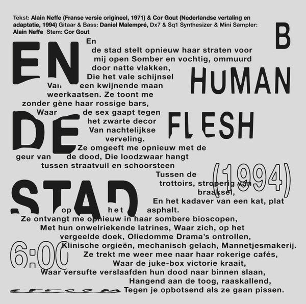 Smalts / Human Flesh : Periodiciteit / En De Stad (7", Comp)