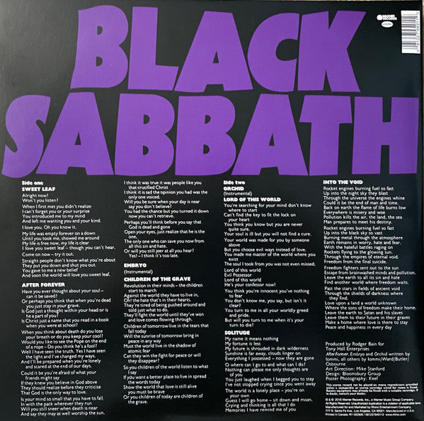 Black Sabbath : Master Of Reality (2xLP, Album, Dlx, RE, RM, 180)