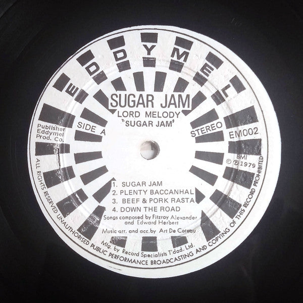 Lord Melody : Sugar Jam (LP)