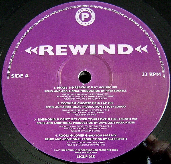 Various : Rewind (LP, Comp)