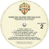 Van Halen : Women And Children First (LP, Album, RE, RM, 180)