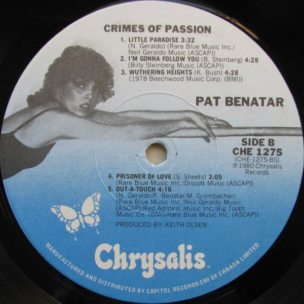 Pat Benatar : Crimes Of Passion (LP, Album)